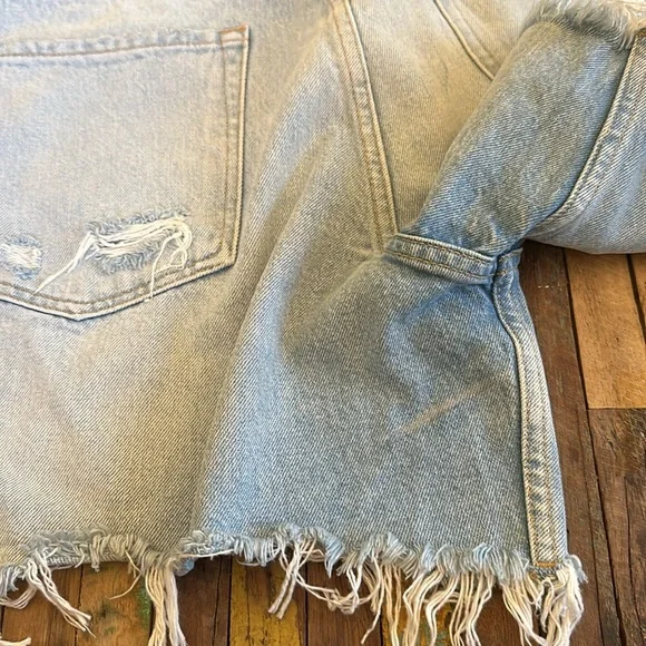 ANINE BING The Kit Blue Shorts Sz 30 **NWT** - Picture 10 of 16